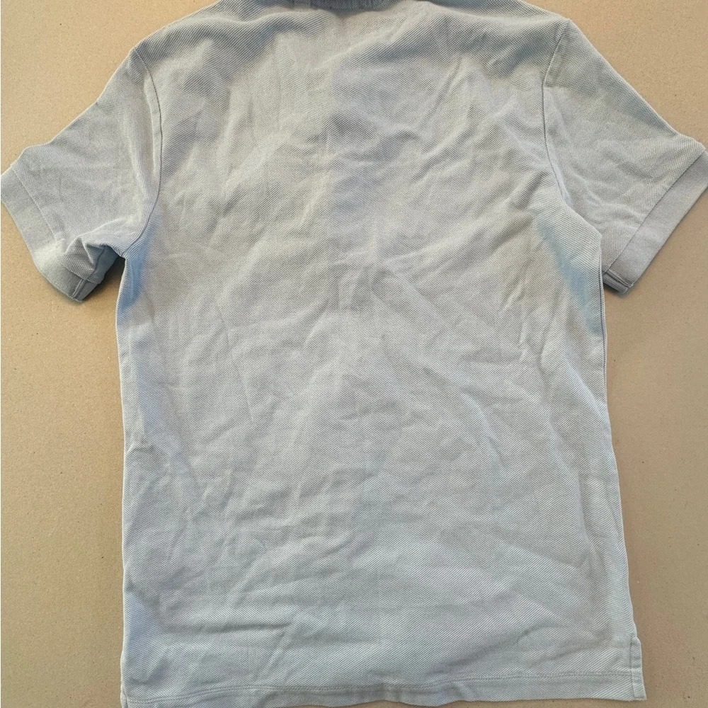 Burberry Light Blue Polo Shirt - Picture 3 of 4